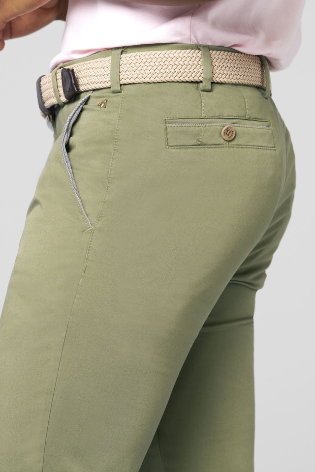 MEYER Chinos »NEW YORK Art.1-8130« mit buntgewebtem Innenfutter