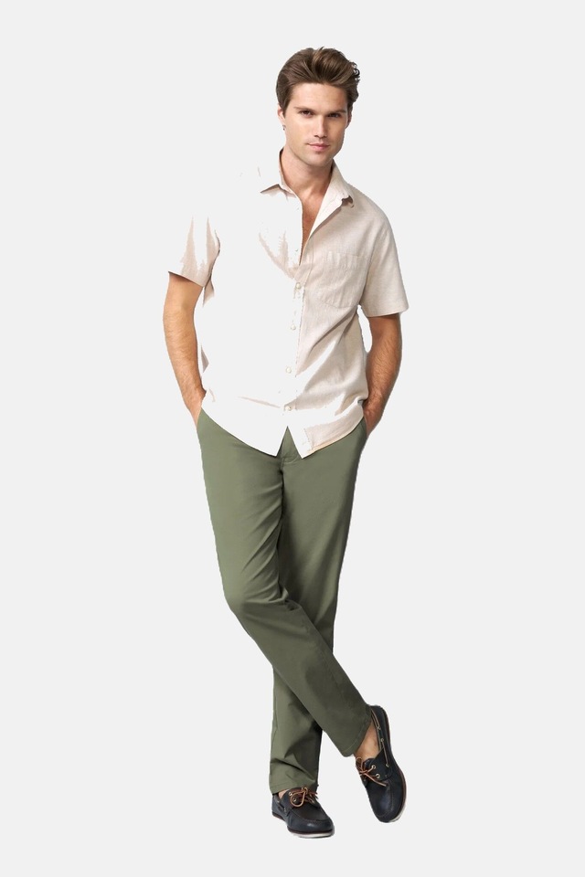 MEYER Chinos »M5 Chino 1-6004« mit buntgewebtem Innenfutter