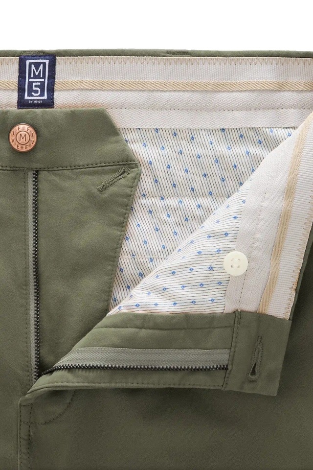 MEYER Chinos »M5 Chino 1-6004« mit buntgewebtem Innenfutter