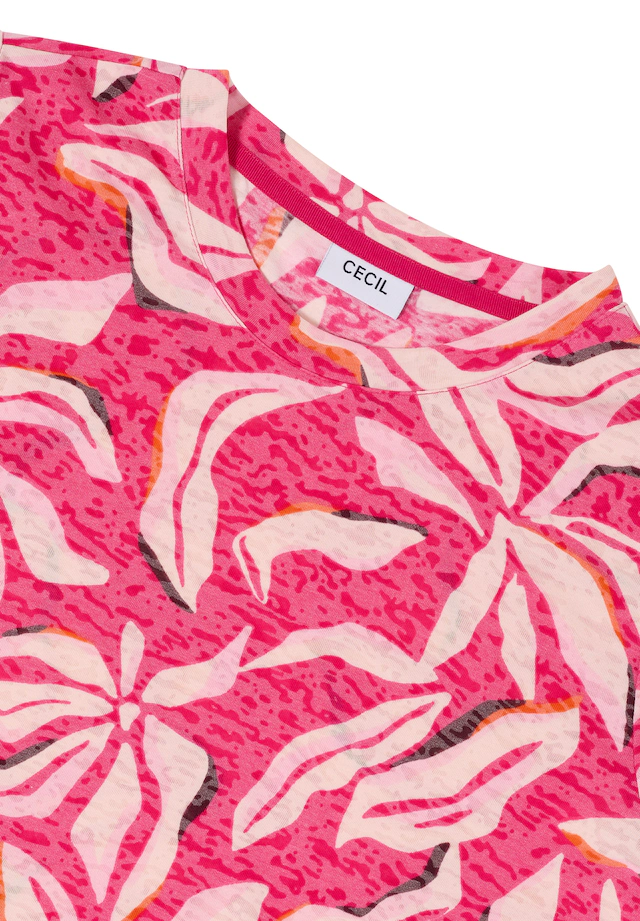 Cecil Rundhalsshirt mit Blumenprint