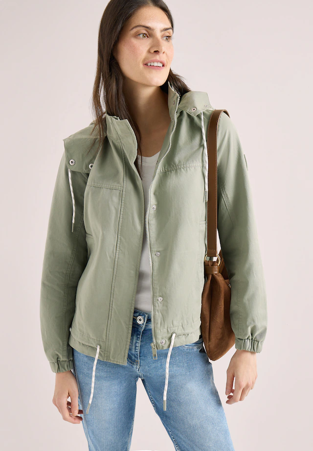 Cecil Outdoorjacke mit Kapuze im Hoodie-Style