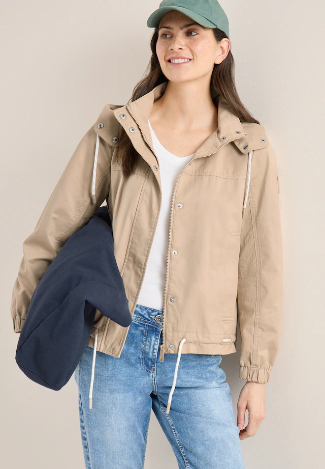 Cecil Outdoorjacke mit Kapuze im Hoodie-Style