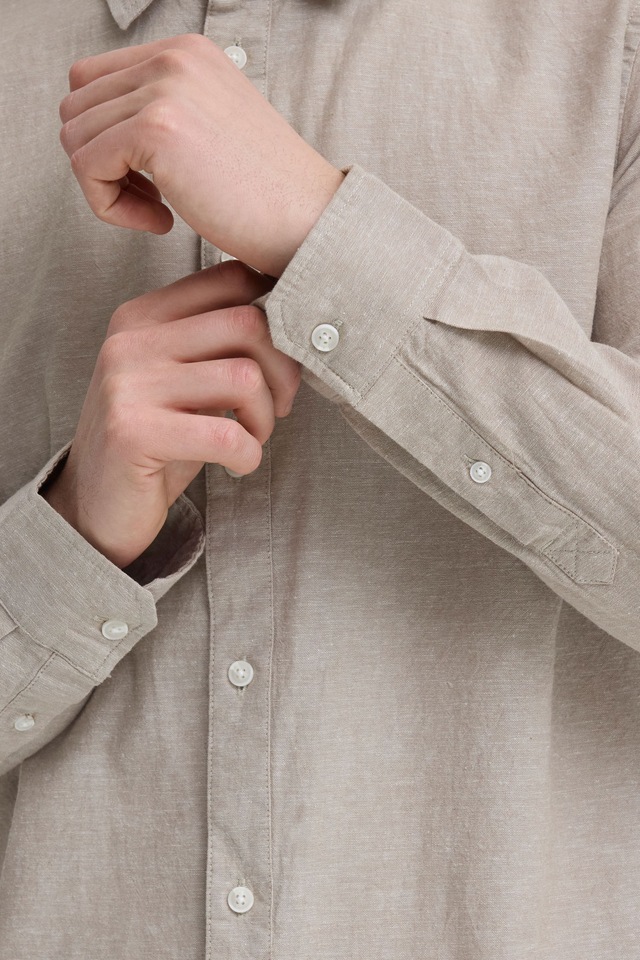 Blend Leinenhemd »Leinenhemd BHAban Slub Linen Mix«