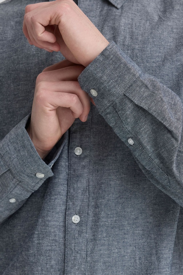 Blend Leinenhemd »Leinenhemd BHAban Slub Linen Mix«