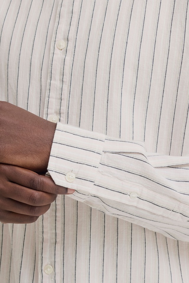 Blend Leinenhemd »Leinenhemd BHAban Linen Mix Striped«