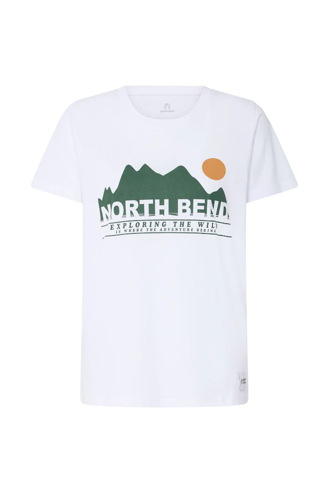 North Bend Rundhalsshirt »Rundhalsshirt NBCash«