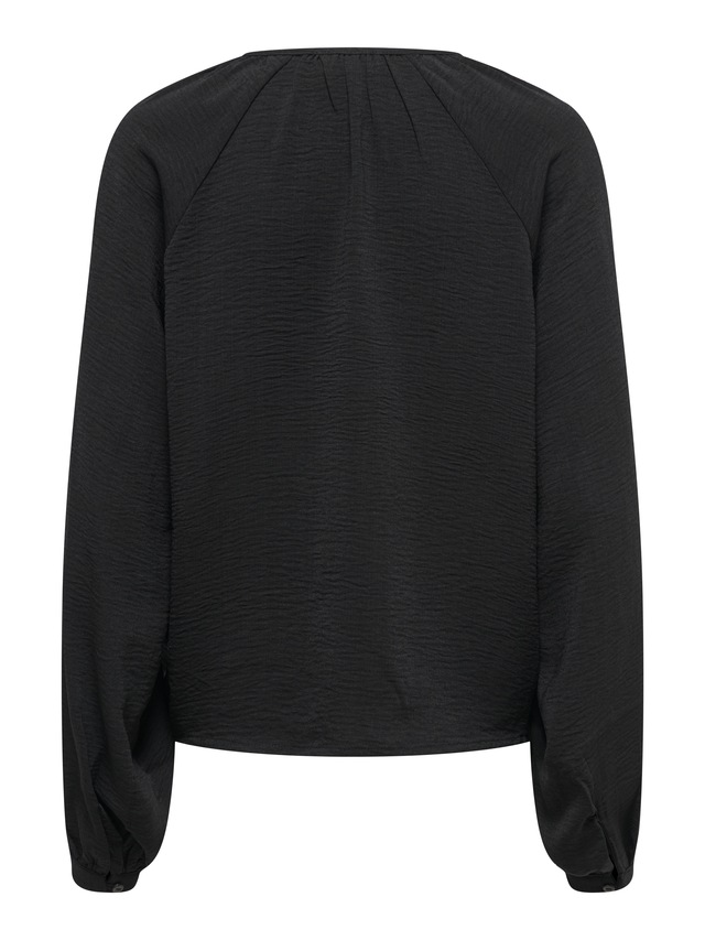JDY Langarmbluse »JDYDIVYA LIFE L/S O-NECK SHIRT WVN« Polyester