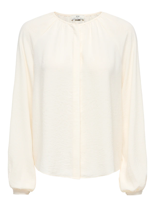 JDY Langarmbluse »JDYDIVYA LIFE L/S O-NECK SHIRT WVN« Polyester