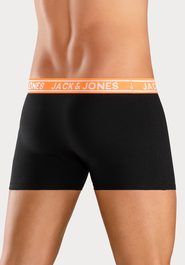 Jack & Jones Trunk »JACCRISP im 6er Pack mit Logobund und Stretchkomfort« Packung, 6 Stk. unifarben mit Farbeinsatz, modisch, eng anliegend, Baumwollmischung