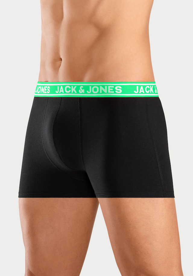 Jack & Jones Trunk »JACCRISP im 6er Pack mit Logobund und Stretchkomfort« Packung, 6 Stk. unifarben mit Farbeinsatz, modisch, eng anliegend, Baumwollmischung