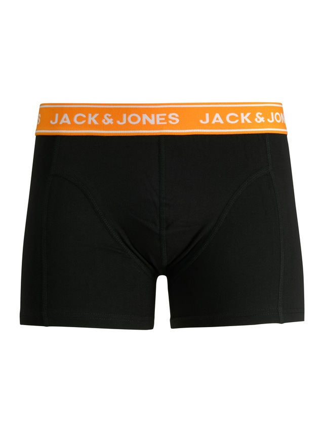 Jack & Jones Trunk »JACCRISP im 6er Pack mit Logobund und Stretchkomfort« Packung, 6 Stk. unifarben mit Farbeinsatz, modisch, eng anliegend, Baumwollmischung