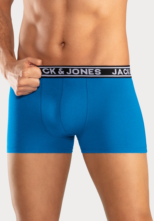 Jack & Jones Trunk »JACCRISP im 6er Pack mit Logobund und Stretchkomfort« Packung, 6 Stk. unifarben mit Farbeinsatz, modisch, eng anliegend, Baumwollmischung