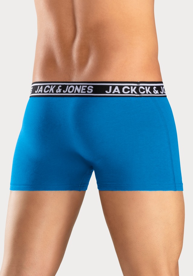 Jack & Jones Trunk »JACCRISP im 6er Pack mit Logobund und Stretchkomfort« Packung, 6 Stk. unifarben mit Farbeinsatz, modisch, eng anliegend, Baumwollmischung