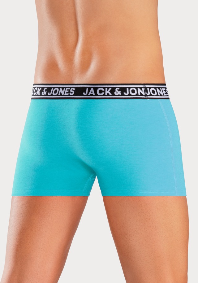 Jack & Jones Trunk »JACCRISP im 6er Pack mit Logobund und Stretchkomfort« Packung, 6 Stk. unifarben mit Farbeinsatz, modisch, eng anliegend, Baumwollmischung