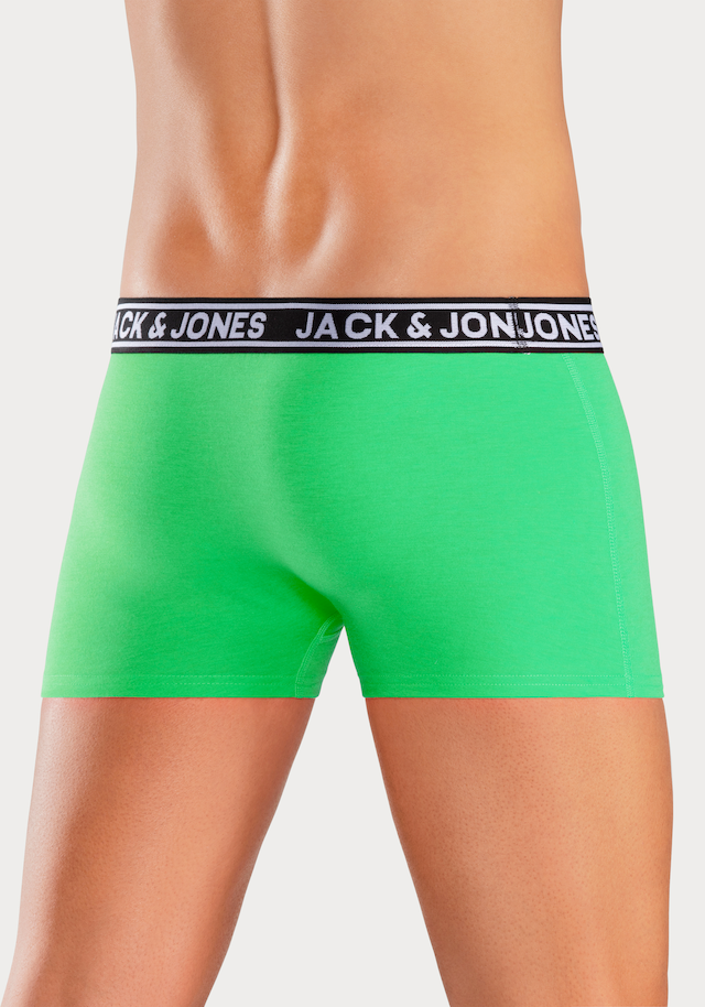 Jack & Jones Trunk »JACCRISP im 6er Pack mit Logobund und Stretchkomfort« Packung, 6 Stk. unifarben mit Farbeinsatz, modisch, eng anliegend, Baumwollmischung