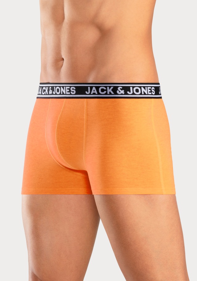 Jack & Jones Trunk »JACCRISP im 6er Pack mit Logobund und Stretchkomfort« Packung, 6 Stk. unifarben mit Farbeinsatz, modisch, eng anliegend, Baumwollmischung