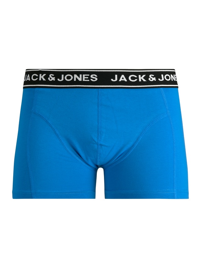 Jack & Jones Trunk »JACCRISP im 6er Pack mit Logobund und Stretchkomfort« Packung, 6 Stk. unifarben mit Farbeinsatz, modisch, eng anliegend, Baumwollmischung