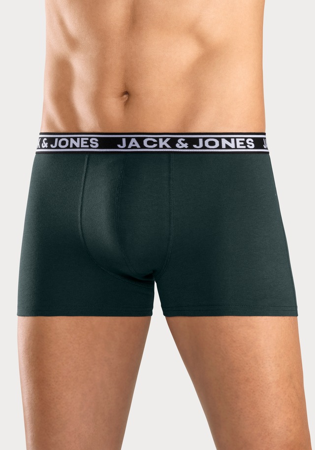 Jack & Jones Trunk »JACCRISP im 6er Pack mit Logobund und Stretchkomfort« Packung, 6 Stk. unifarben mit Farbeinsatz, modisch, eng anliegend, Baumwollmischung