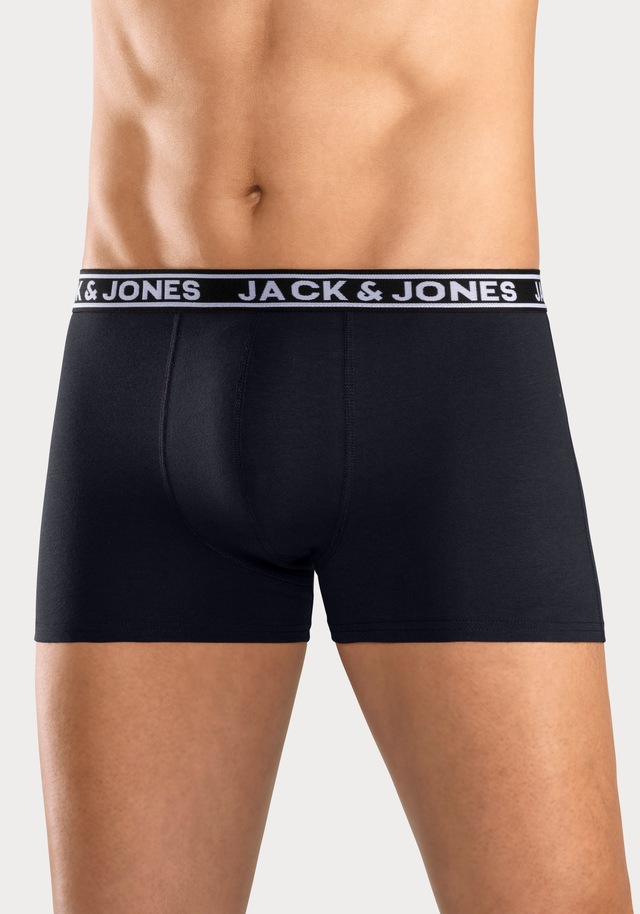 Jack & Jones Trunk »JACCRISP im 6er Pack mit Logobund und Stretchkomfort« Packung, 6 Stk. unifarben mit Farbeinsatz, modisch, eng anliegend, Baumwollmischung