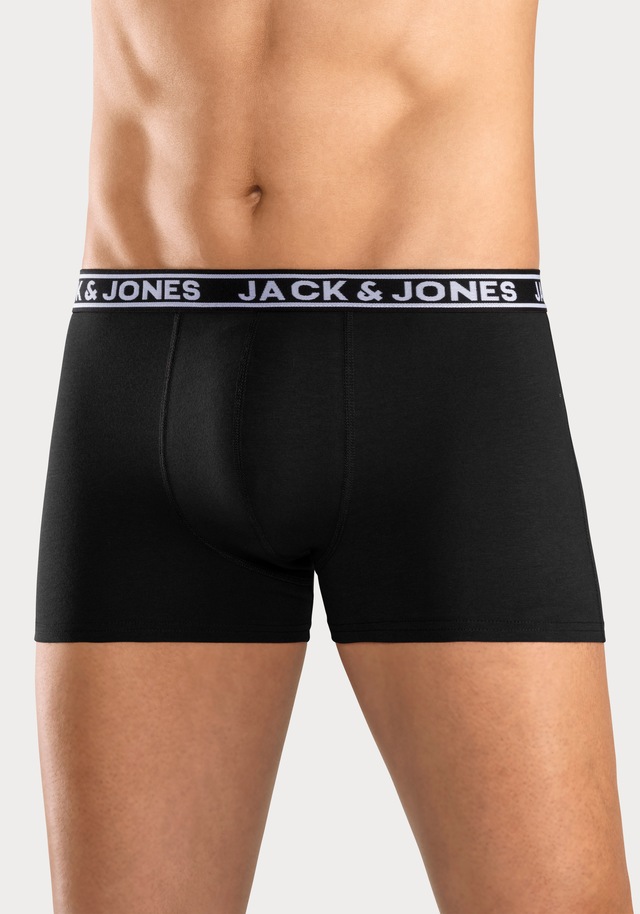 Jack & Jones Trunk »JACCRISP im 6er Pack mit Logobund und Stretchkomfort« Packung, 6 Stk. unifarben mit Farbeinsatz, modisch, eng anliegend, Baumwollmischung