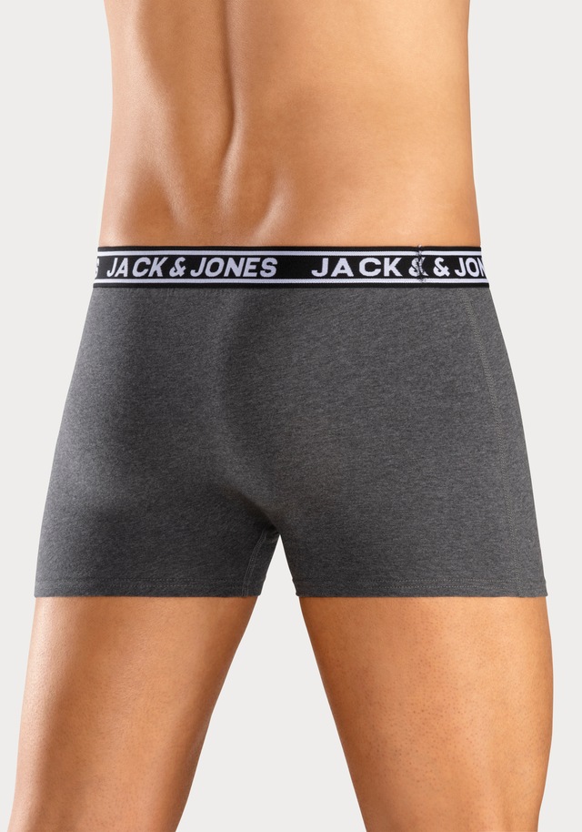 Jack & Jones Trunk »JACCRISP im 6er Pack mit Logobund und Stretchkomfort« Packung, 6 Stk. unifarben mit Farbeinsatz, modisch, eng anliegend, Baumwollmischung