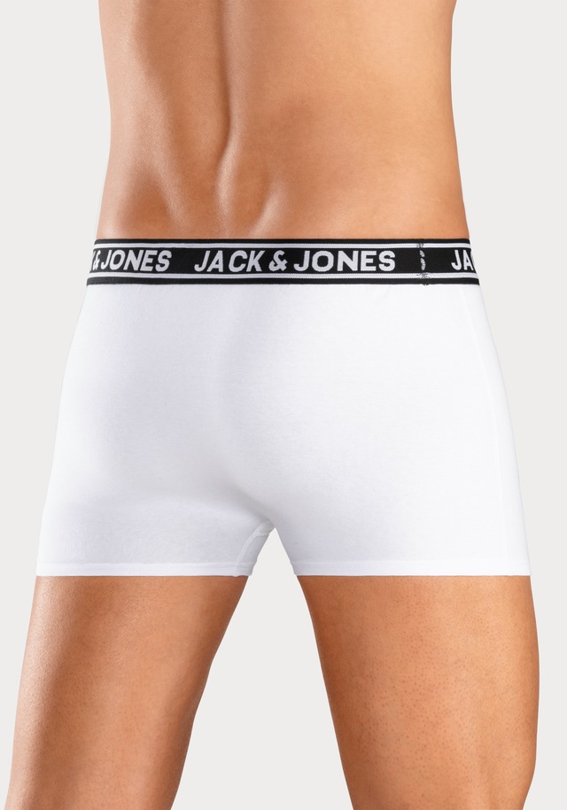 Jack & Jones Trunk »JACCRISP im 6er Pack mit Logobund und Stretchkomfort« Packung, 6 Stk. unifarben mit Farbeinsatz, modisch, eng anliegend, Baumwollmischung
