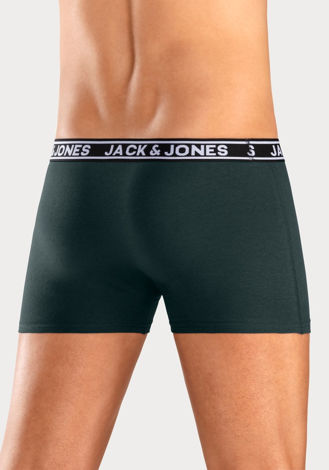 Jack & Jones Trunk »JACCRISP im 6er Pack mit Logobund und Stretchkomfort« Packung, 6 Stk. unifarben mit Farbeinsatz, modisch, eng anliegend, Baumwollmischung