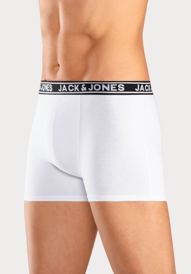 Jack & Jones Trunk »JACCRISP im 6er Pack mit Logobund und Stretchkomfort« Packung, 6 Stk. unifarben mit Farbeinsatz, modisch, eng anliegend, Baumwollmischung