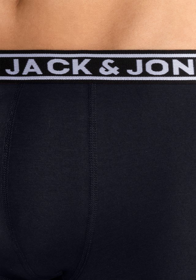 Jack & Jones Trunk »JACCRISP im 6er Pack mit Logobund und Stretchkomfort« Packung, 6 Stk. unifarben mit Farbeinsatz, modisch, eng anliegend, Baumwollmischung