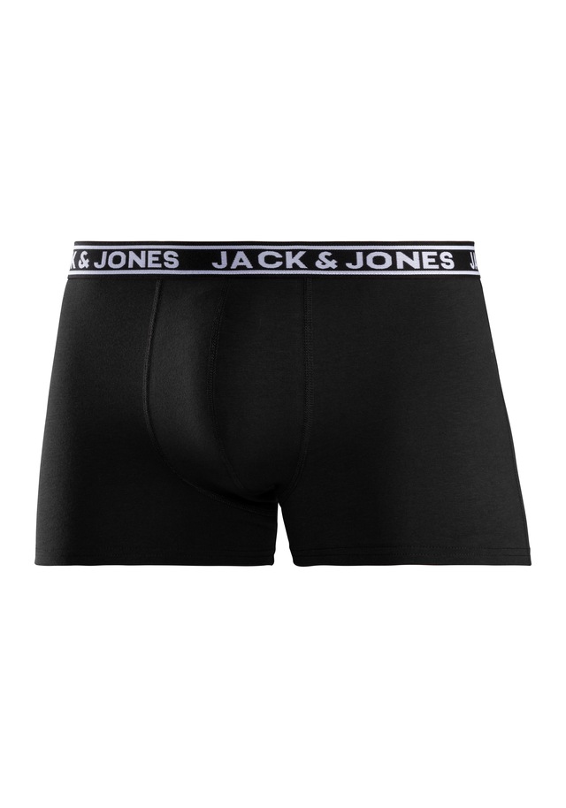 Jack & Jones Trunk »JACCRISP im 6er Pack mit Logobund und Stretchkomfort« Packung, 6 Stk. unifarben mit Farbeinsatz, modisch, eng anliegend, Baumwollmischung