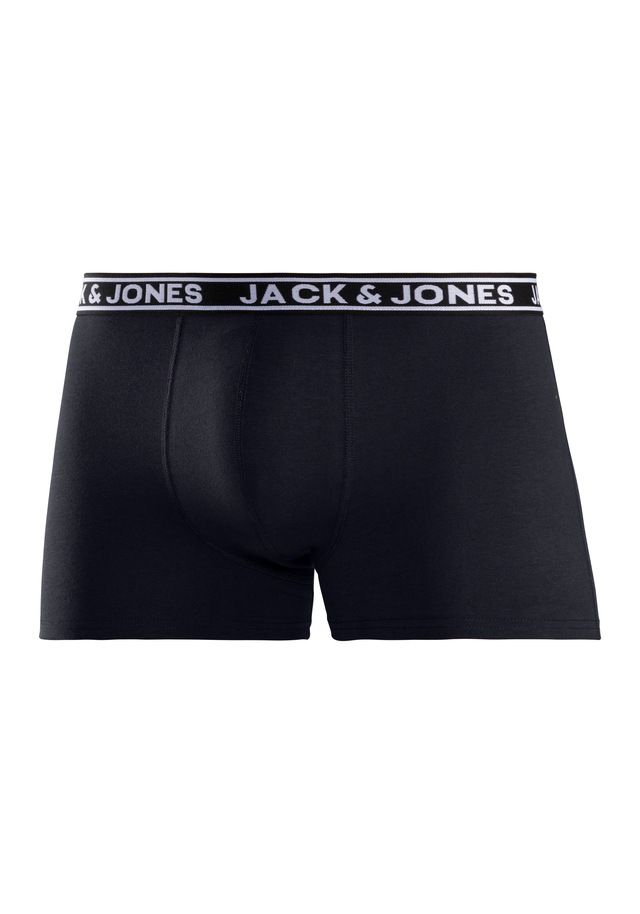Jack & Jones Trunk »JACCRISP im 6er Pack mit Logobund und Stretchkomfort« Packung, 6 Stk. unifarben mit Farbeinsatz, modisch, eng anliegend, Baumwollmischung