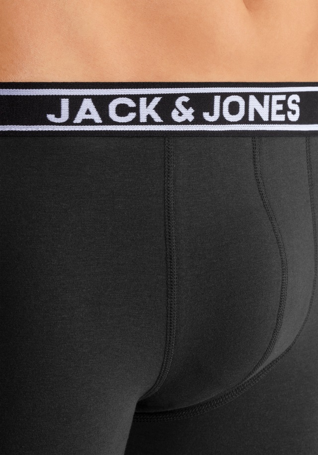 Jack & Jones Trunk »JACCRISP im 6er Pack mit Logobund und Stretchkomfort« Packung, 6 Stk. unifarben mit Farbeinsatz, modisch, eng anliegend, Baumwollmischung