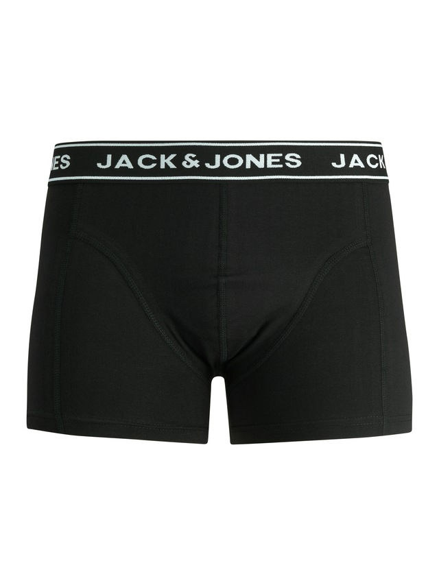 Jack & Jones Trunk »JACCRISP im 6er Pack mit Logobund und Stretchkomfort« Packung, 6 Stk. unifarben mit Farbeinsatz, modisch, eng anliegend, Baumwollmischung