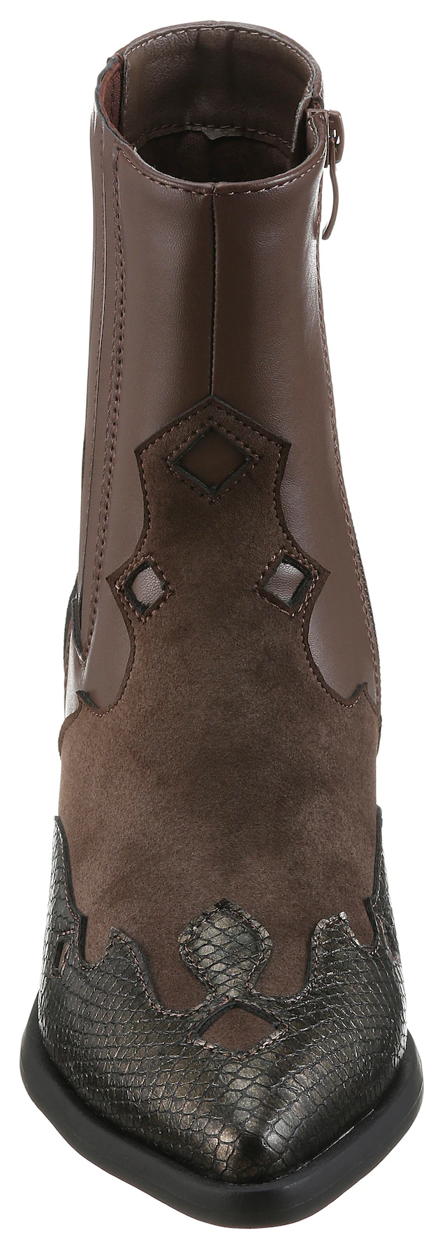 Aniston SHOES Westernstiefelette Cowboystiefelette mit Stretch - NEUE KOLLEKTION