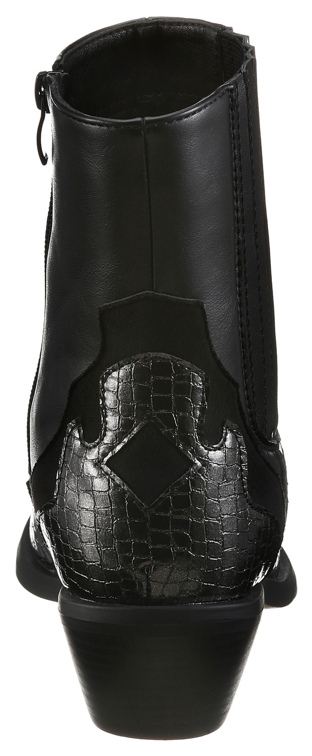 Aniston SHOES Westernstiefelette Cowboystiefelette mit Stretch - NEUE KOLLEKTION