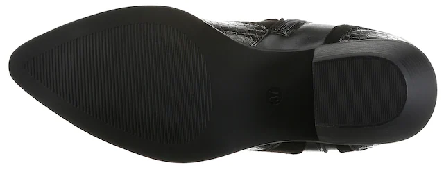 Aniston SHOES Westernstiefelette Cowboystiefelette mit Stretch - NEUE KOLLEKTION