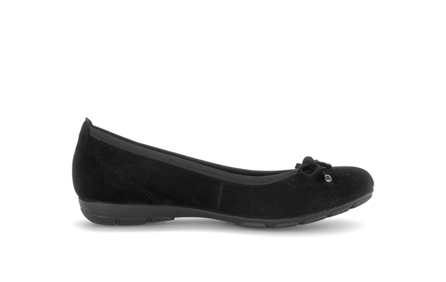Gabor Ballerina Keilabsatz, Businessschuh mit komfortablem Elastikeinfass