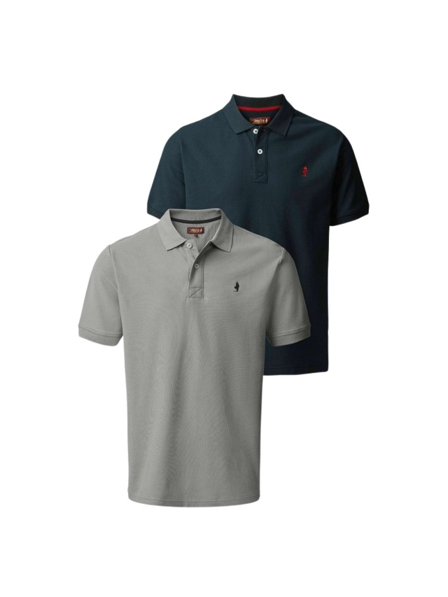 MCS Kurzarmhemd »MCS Polo shirt MCHarry 2-pack«
