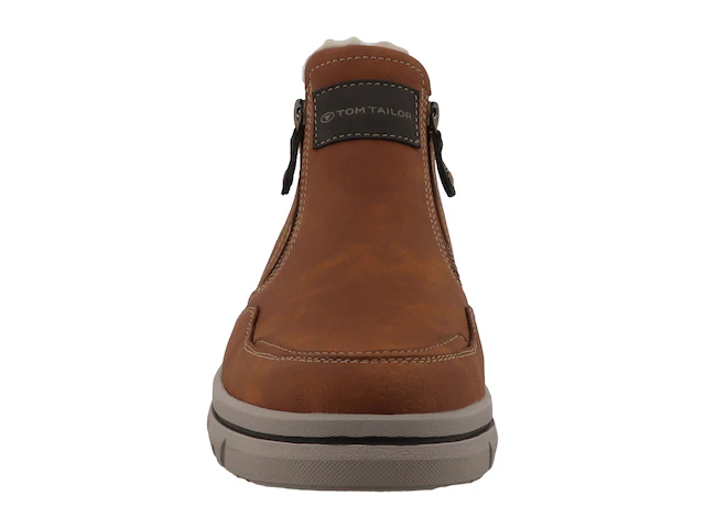TOM TAILOR Winterboots Reißverschlussboots mit Kontrastbesätzen und Kontrastnähten