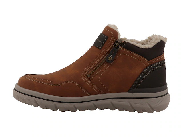 TOM TAILOR Winterboots Reißverschlussboots mit Kontrastbesätzen und Kontrastnähten