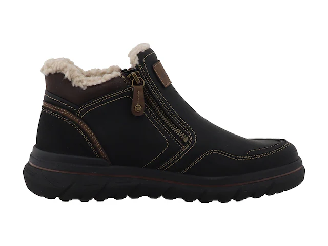 TOM TAILOR Winterboots Reißverschlussboots mit Kontrastbesätzen und Kontrastnähten