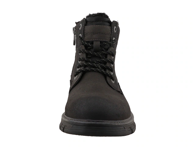 TOM TAILOR Winterboots Schnürboots mit Niete und Ziernähten