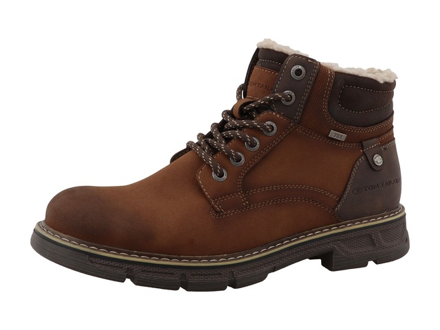 TOM TAILOR Winterboots Schnürboots mit Niete und Ziernähten