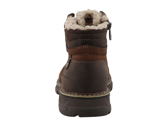 TOM TAILOR Winterboots Schnürboots mit Niete und Ziernähten