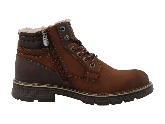 TOM TAILOR Winterboots Schnürboots mit Niete und Ziernähten