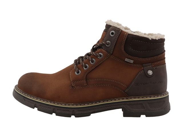 TOM TAILOR Winterboots Schnürboots mit Niete und Ziernähten