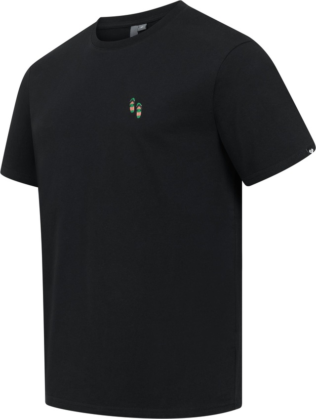 Ragwear T-Shirt »Samms B Gots YOUMODO« Kurzärmliges Shirt mit Beach-Slipper-Stickerei