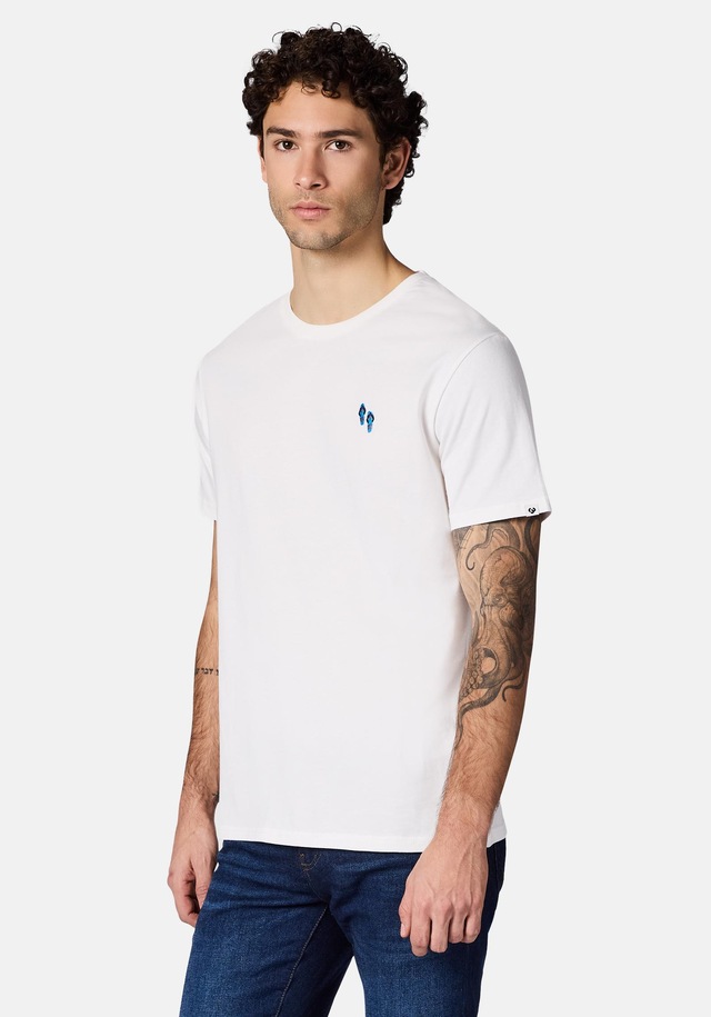 Ragwear T-Shirt »Samms B Gots YOUMODO« Kurzärmliges Shirt mit Beach-Slipper-Stickerei