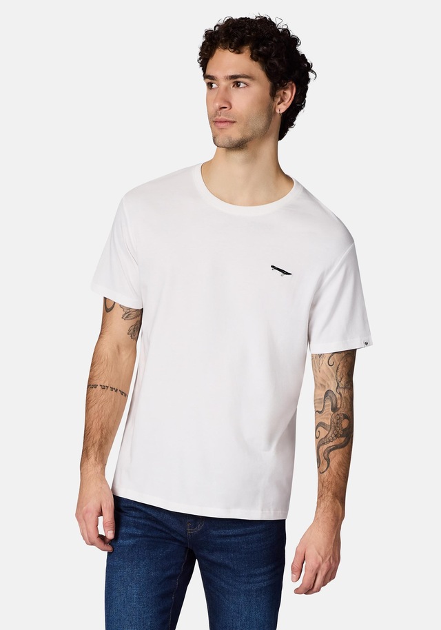Ragwear T-Shirt »Samms I Gots YOUMODO« Kurzärmliges Shirt mit Skateboard-Stickerei