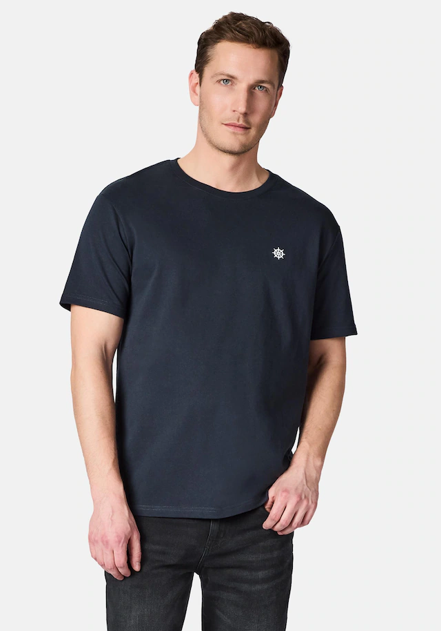 Ragwear T-Shirt »Samms H Gots YOUMODO« Kurzärmliges Shirt mit Kapitän-Stickerei